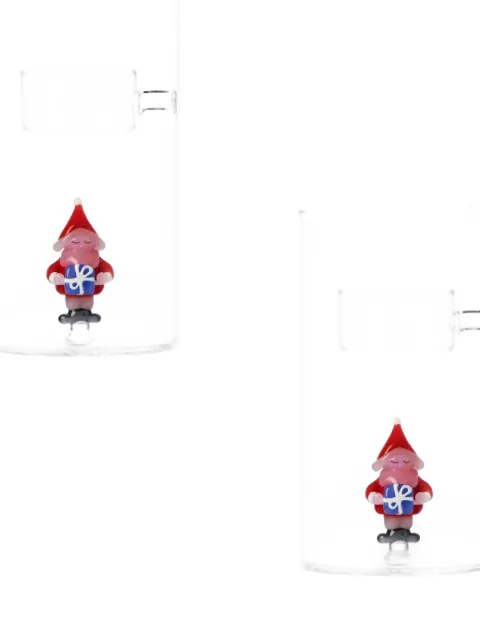 Ichendorf Milano Santa Claus tealight holders (set of two)