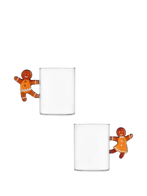 Ichendorf Milano set de dos tazas con asa de galleta de jengibre
