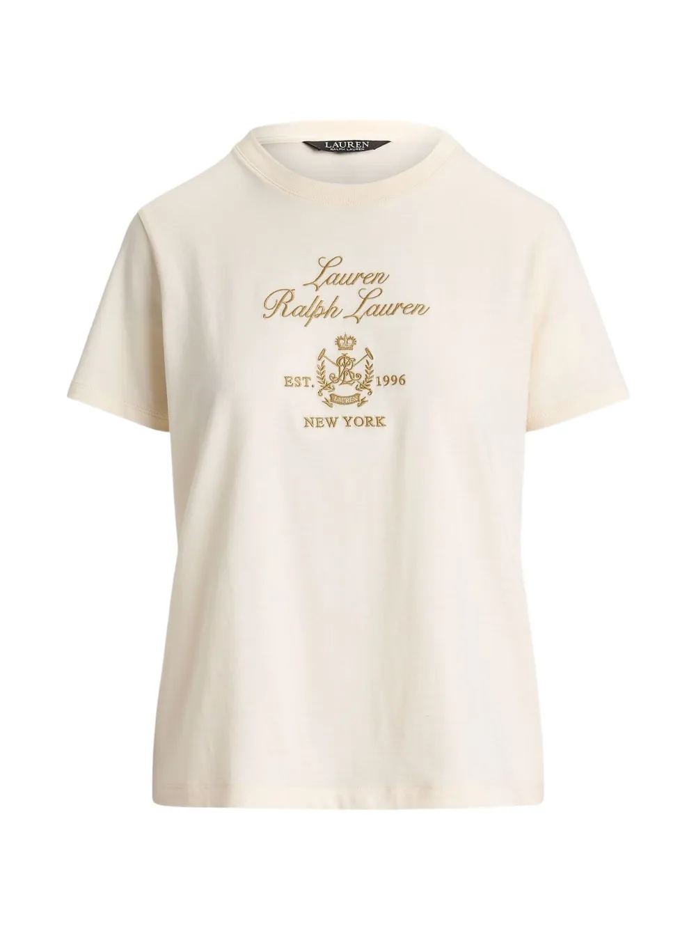 Lauren Ralph Lauren logo-embroidered T-shirt