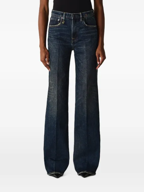R13 Charlotte wide-leg jeans
