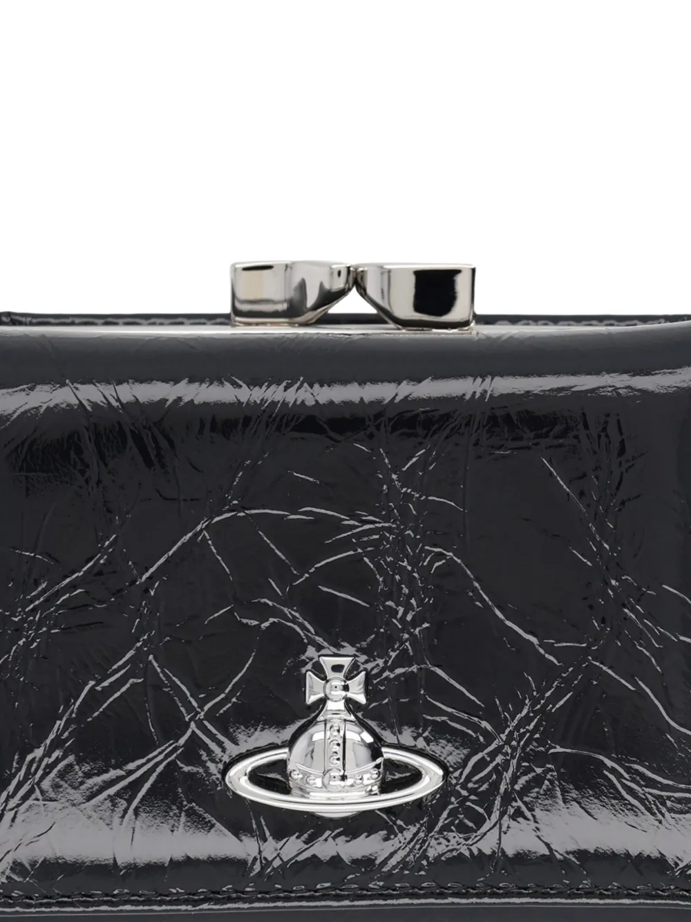 Vivienne Westwood small Frame wallet Zwart