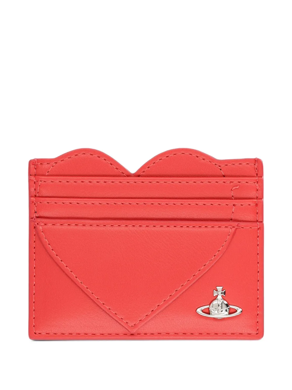 Vivienne Westwood heart card holder - Rot