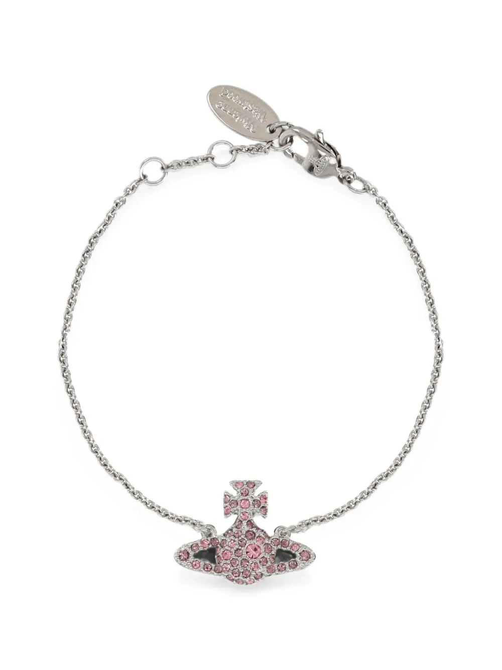 Vivienne Westwood Orb crystal-embellished bracelet - Silber