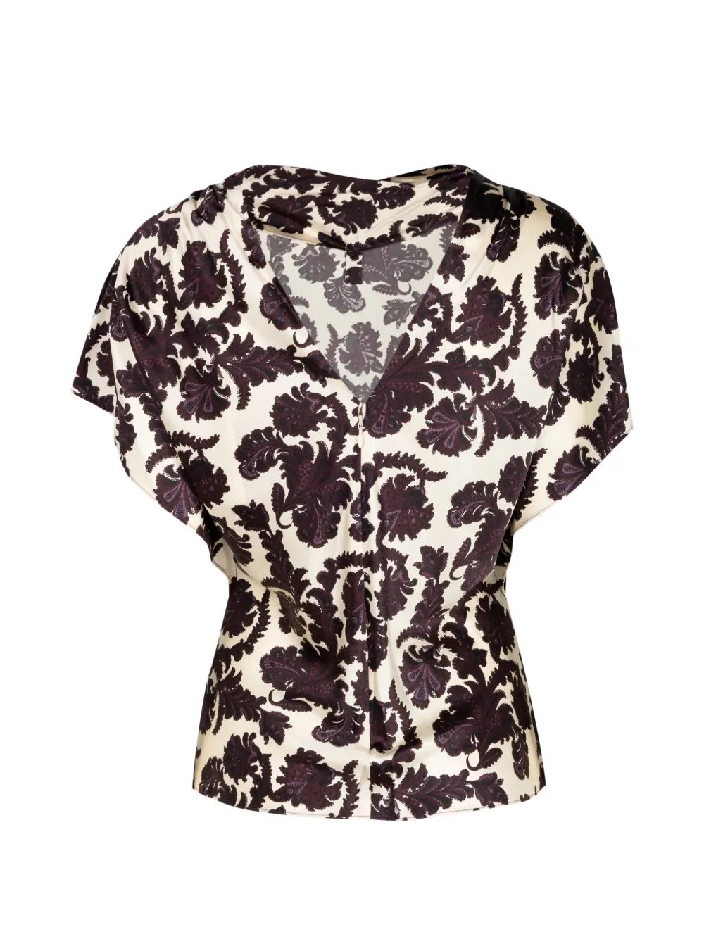 Veronica Beard Redgrave top met paisley-print Beige