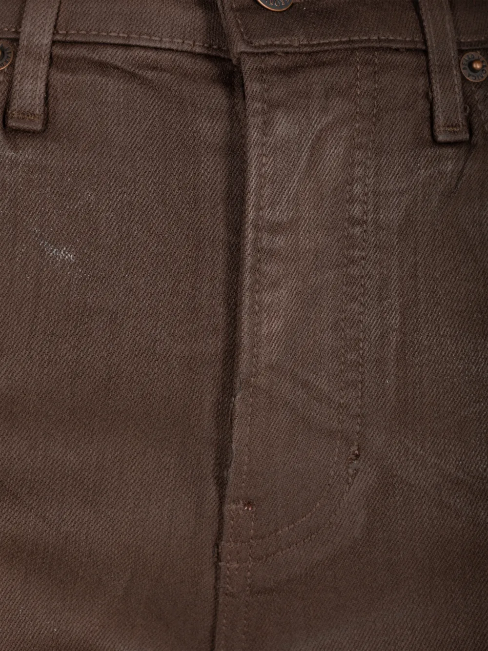 Veronica Beard Beverly gecoate jeans Bruin