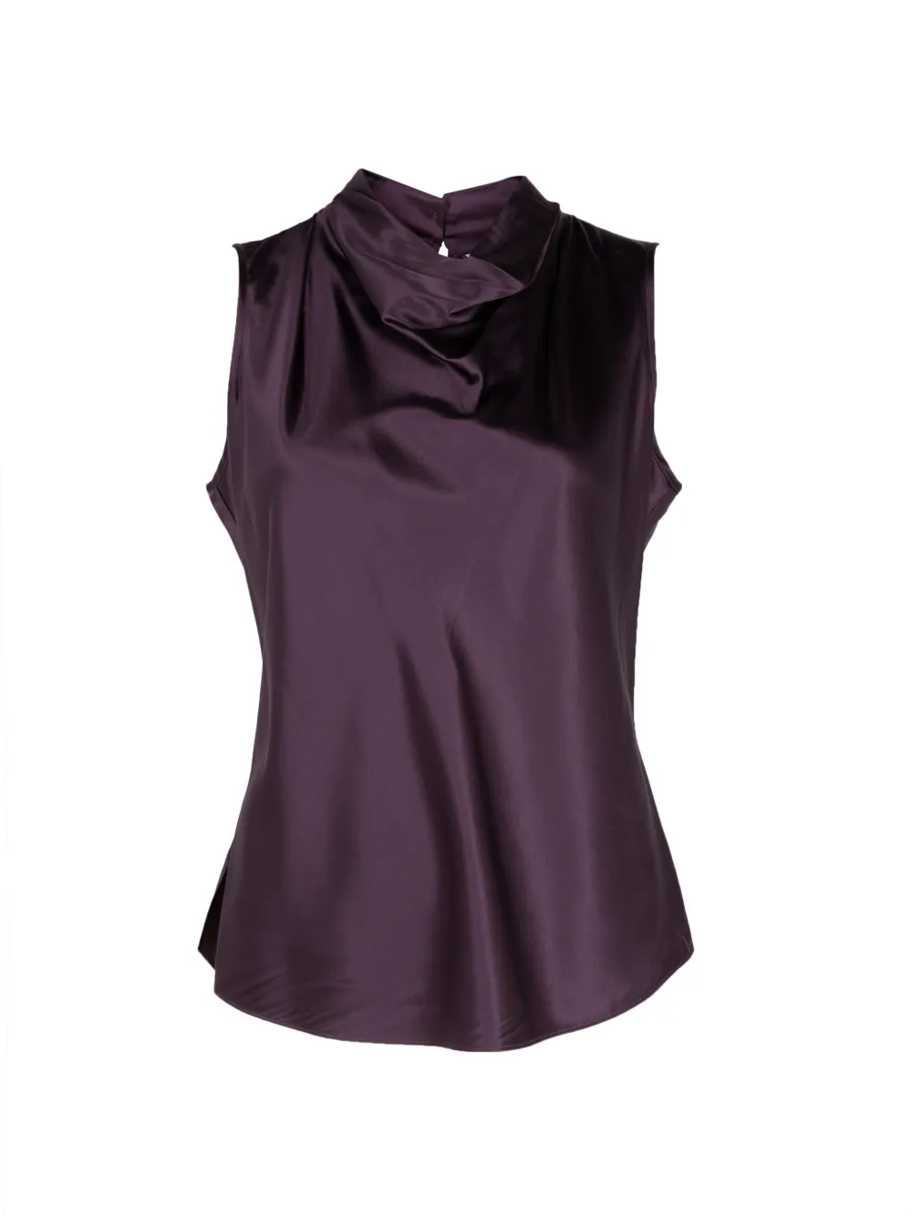 Veronica Beard Tam cowl-neck top - Violet Veronica Beard Tam cowl-neck top - Violet