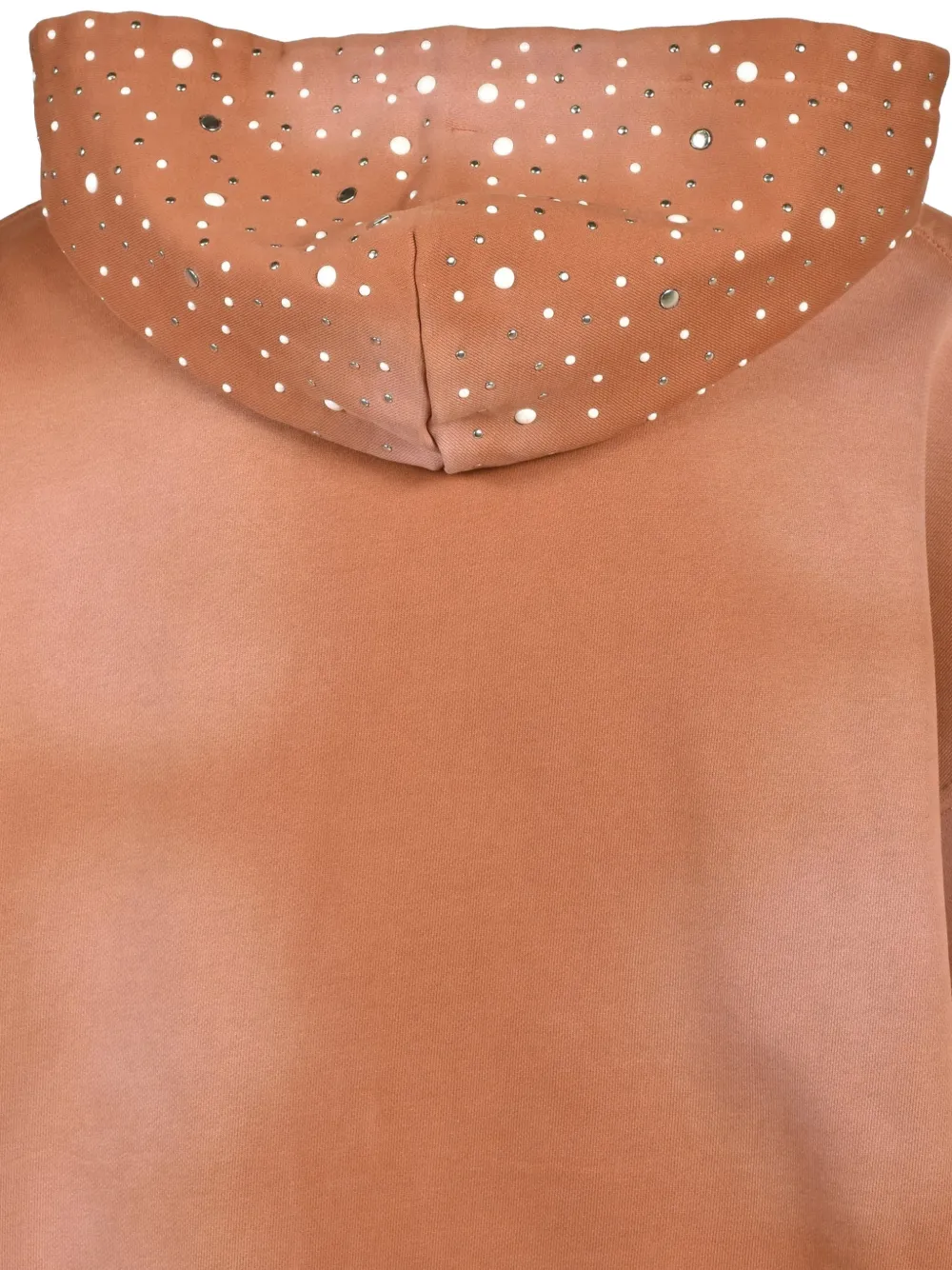 BREATH Hoodie met vervaagd effect verfraaid met stras Oranje