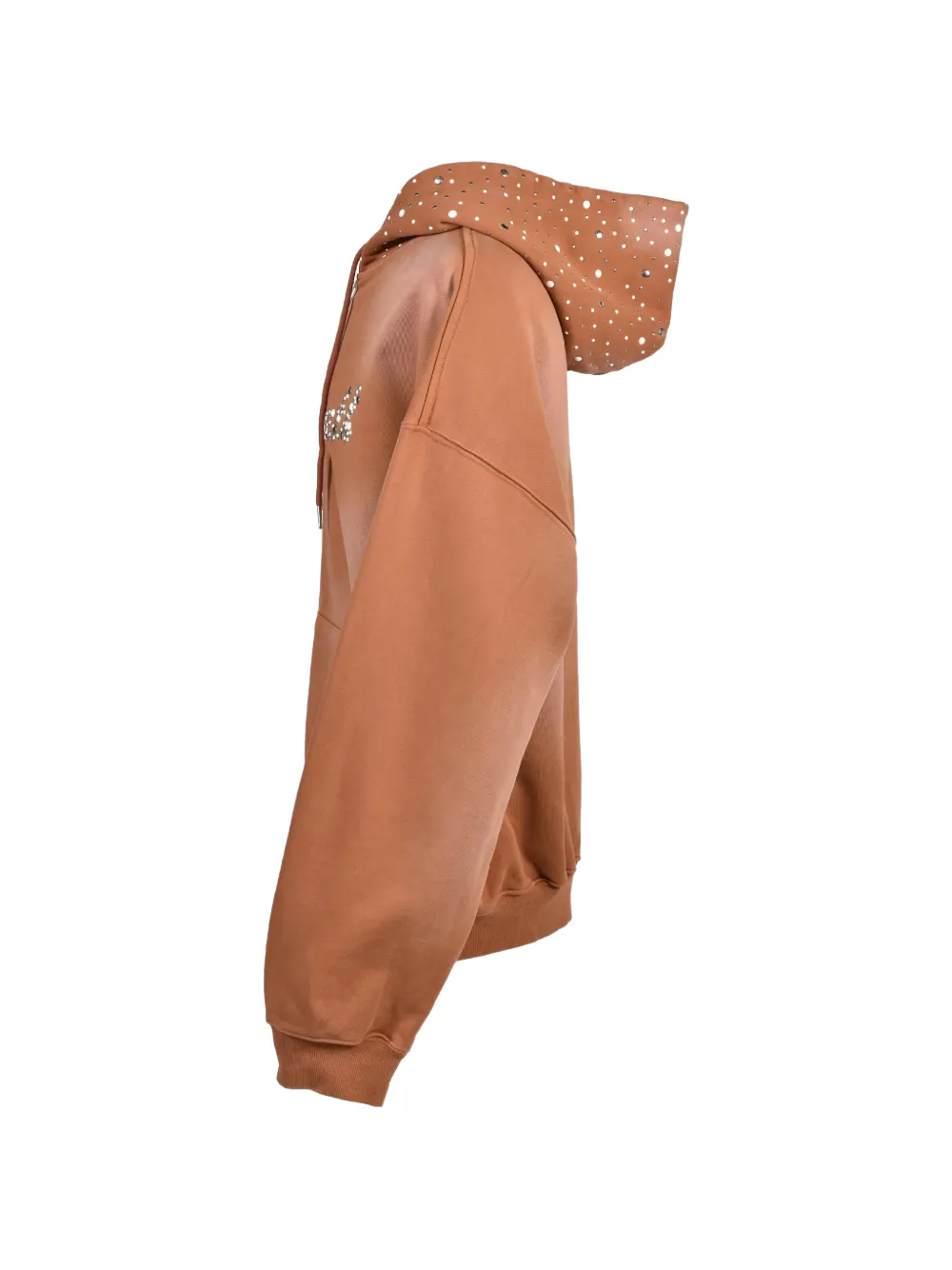 BREATH Hoodie met vervaagd effect verfraaid met stras Oranje