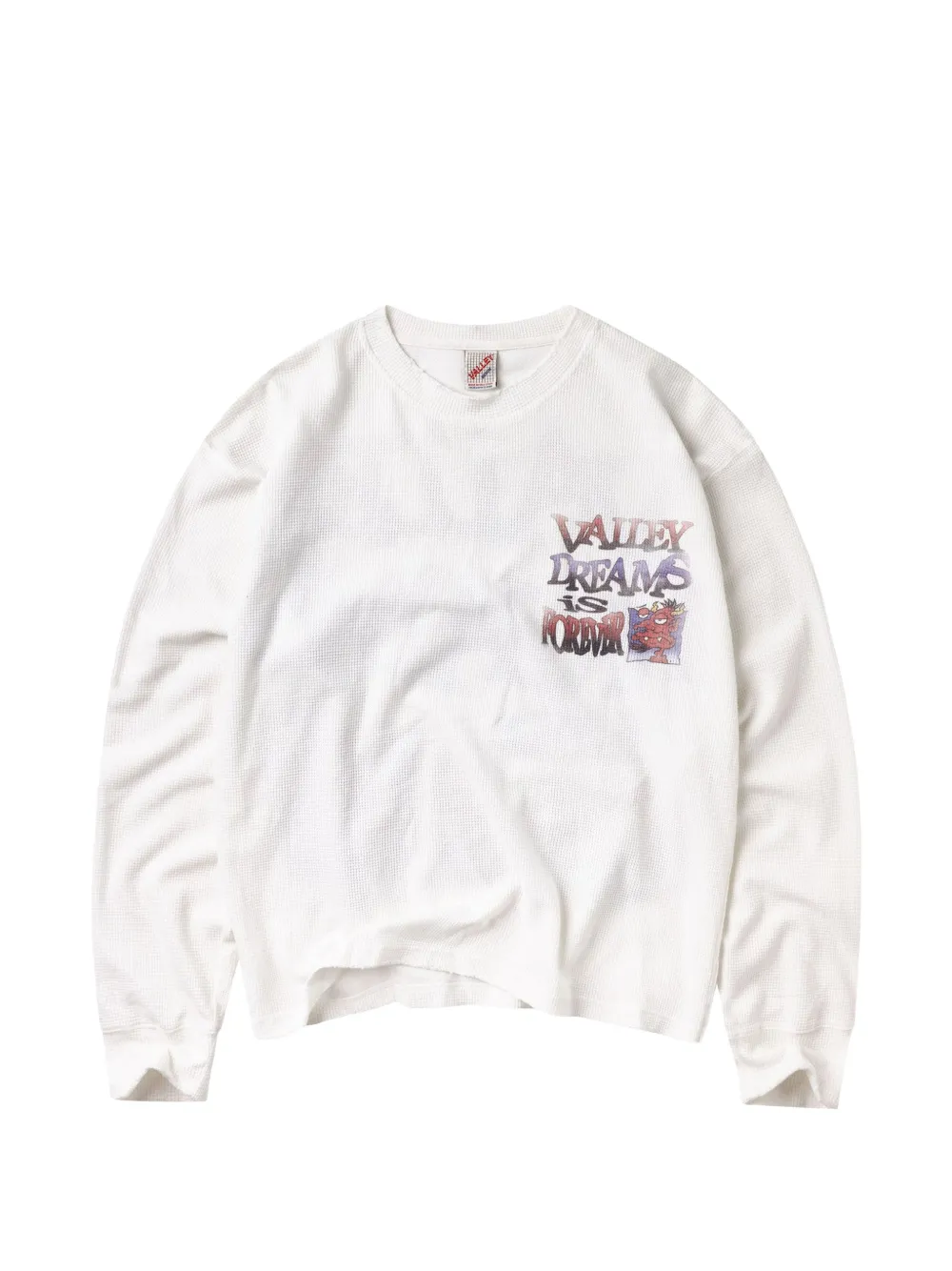Vale graphic-print waffle-knit T-shirt