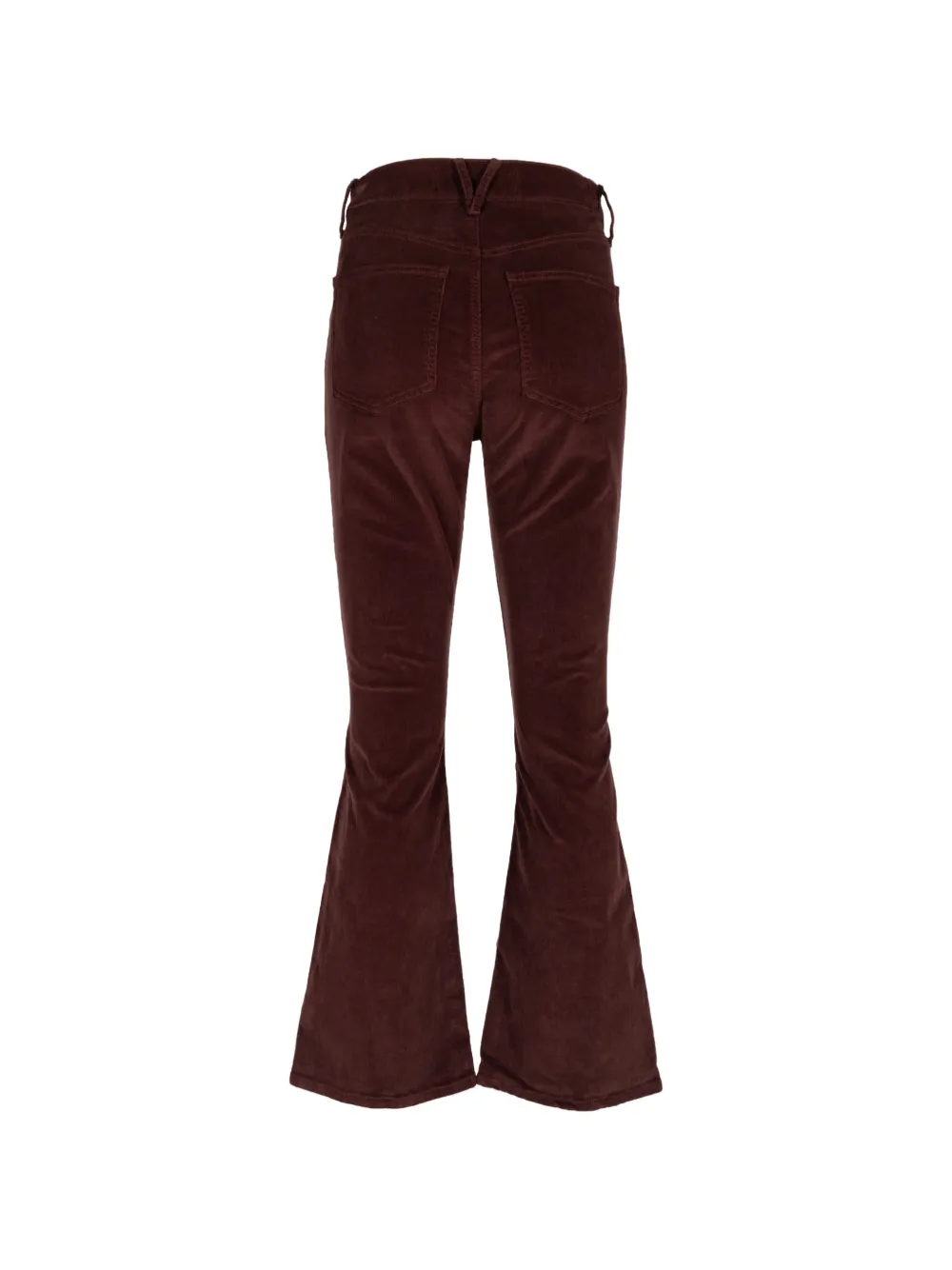 Veronica Beard Carson ribfluwelen flared jeans Rood