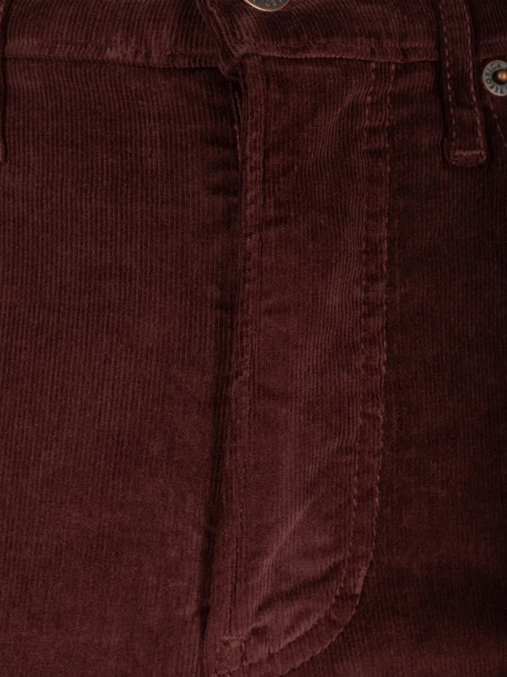 Veronica Beard Carson ribfluwelen flared jeans Rood