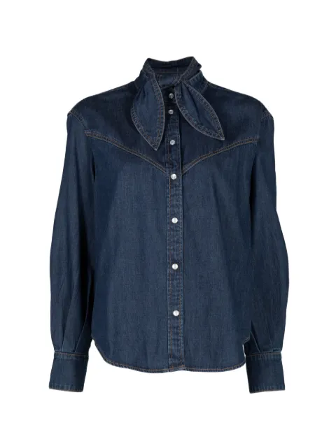 Veronica Beard Genetta pussy-bow  shirt