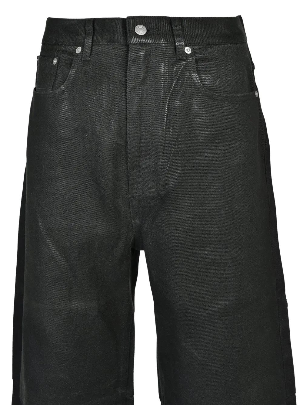 BREATH Gecoate jeans met flared zoom Zwart