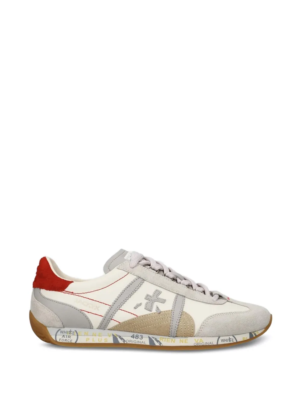 Premiata Jackyxd 8225 panelled sneakers - Nude