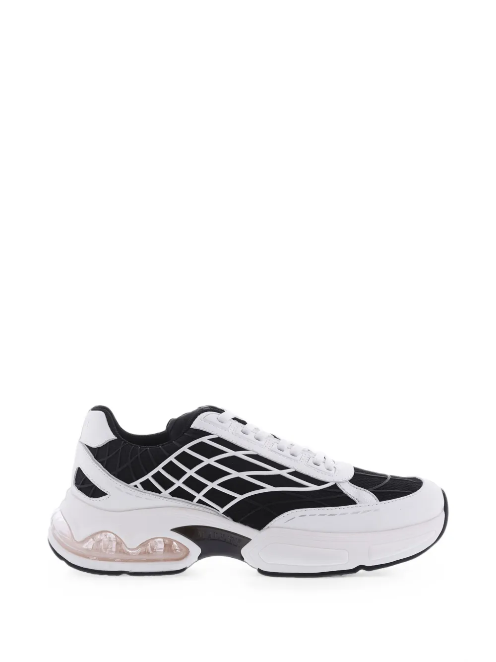 Mallet Neptune Mesh-panels Low-top Sneakers In Black