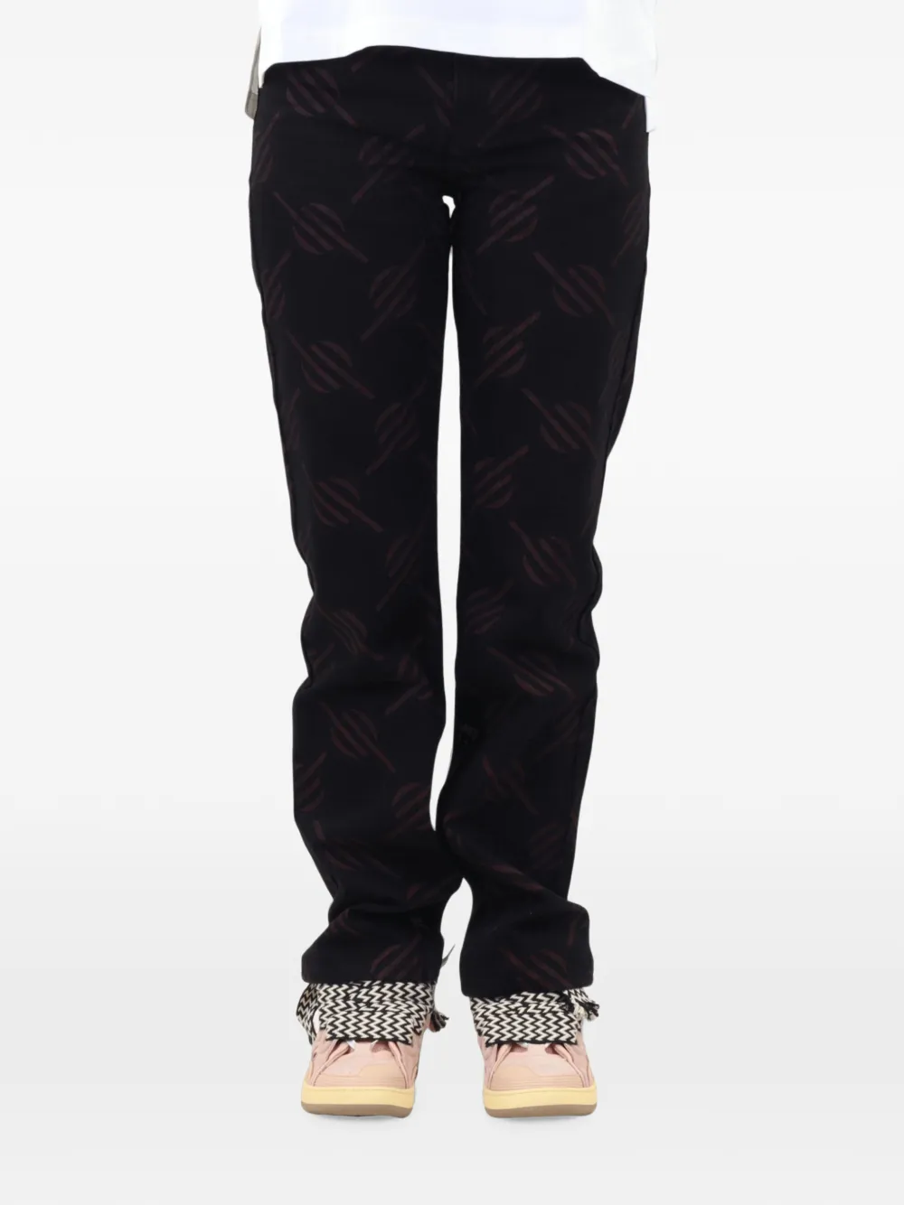 Daily Paper Phillimon logo-print trousers - Noir Daily Paper Phillimon logo-print trousers - Noir
