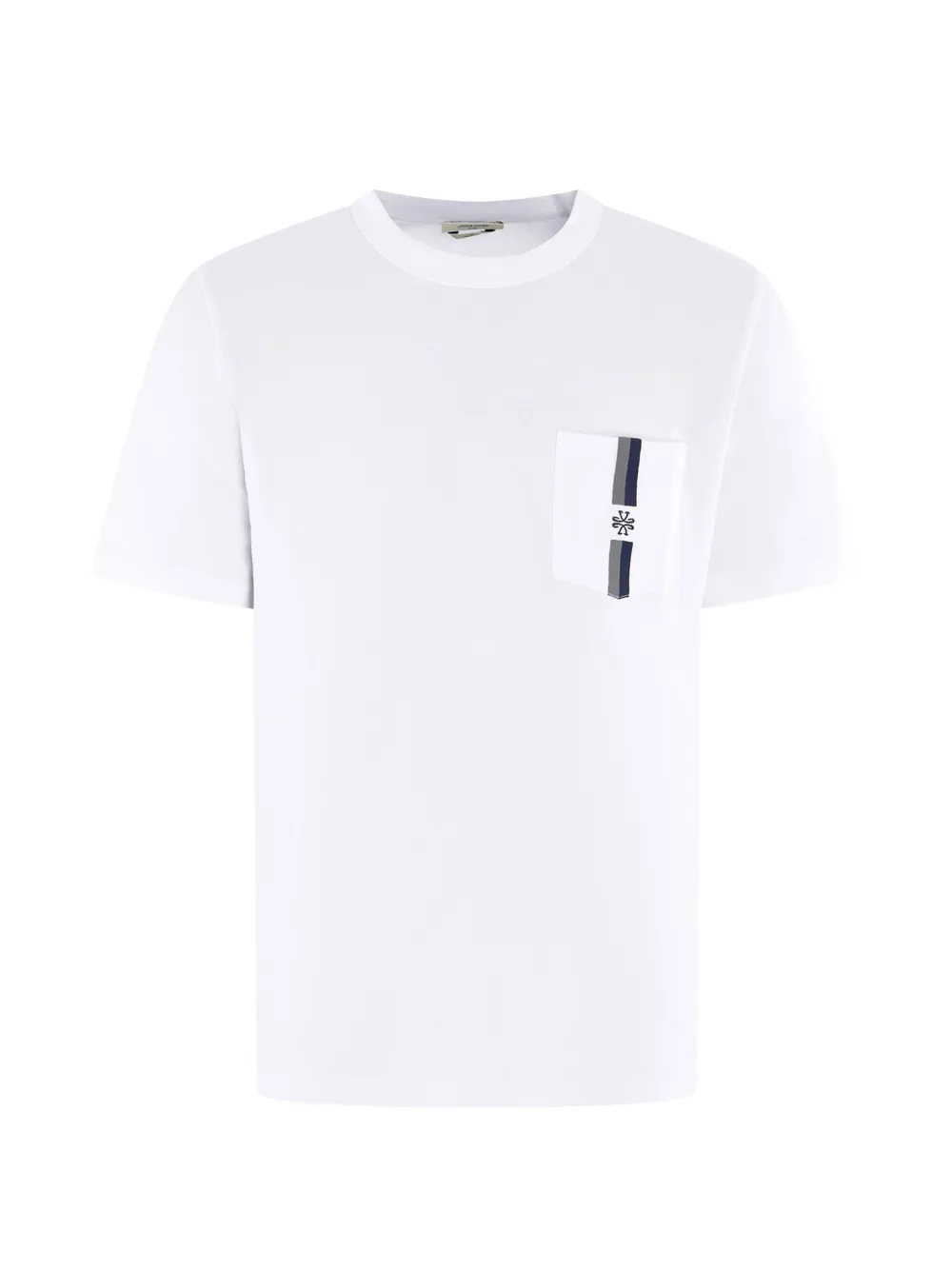 Jacob Cohën logo-embroidered T-shirt - Blanc Jacob Cohën logo-embroidered T-shirt - Blanc