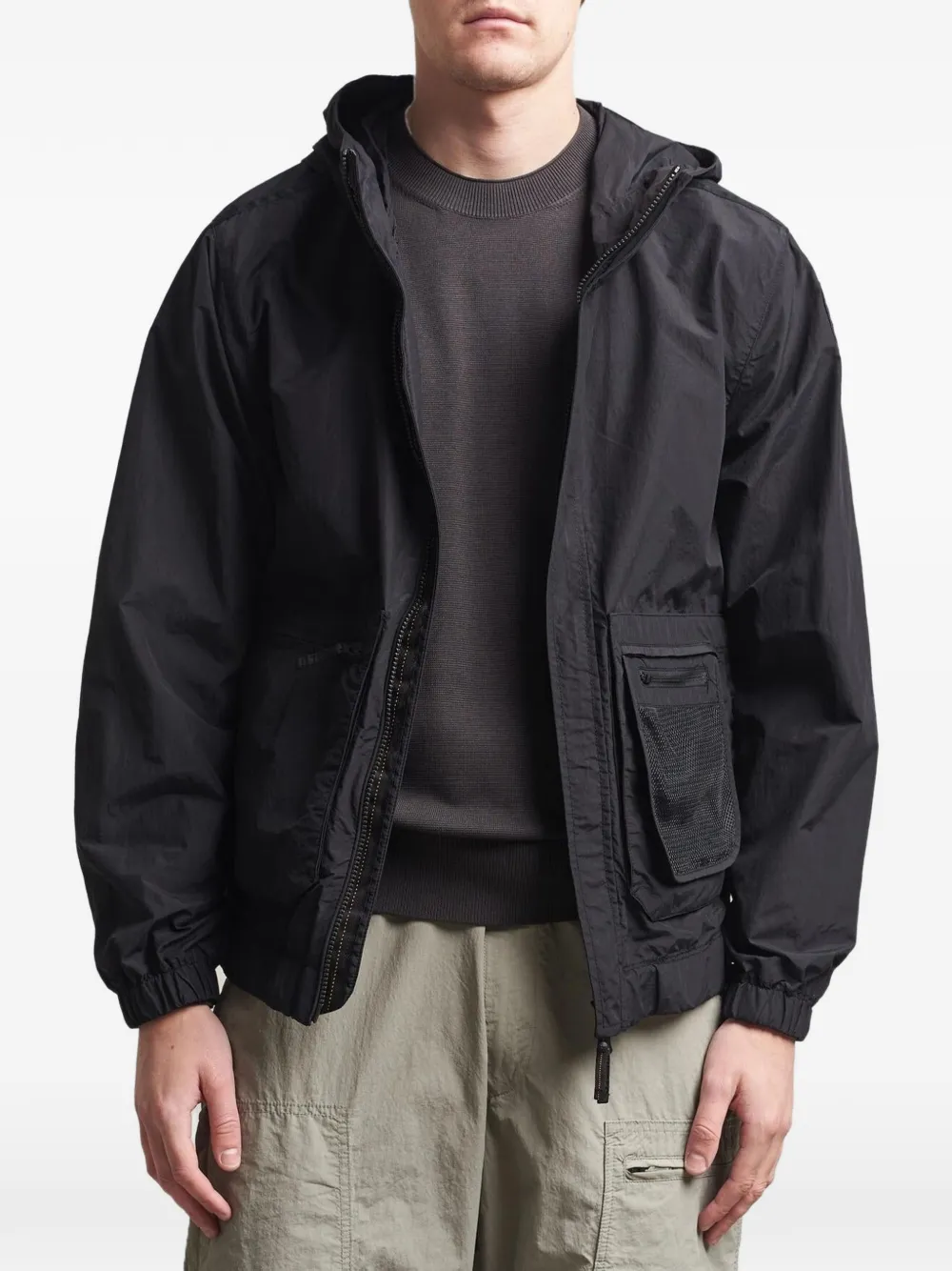 Parajumpers Rube hooded jacket Zwart