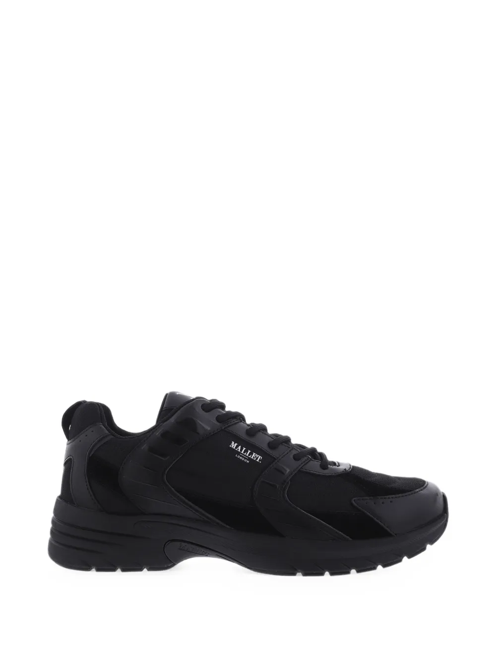 Mallet Holloway Panelled Low-top Sneakers In Black