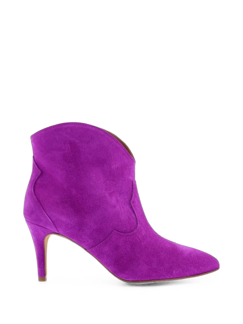 TORAL SHOES Selene calf suede boots - Violet