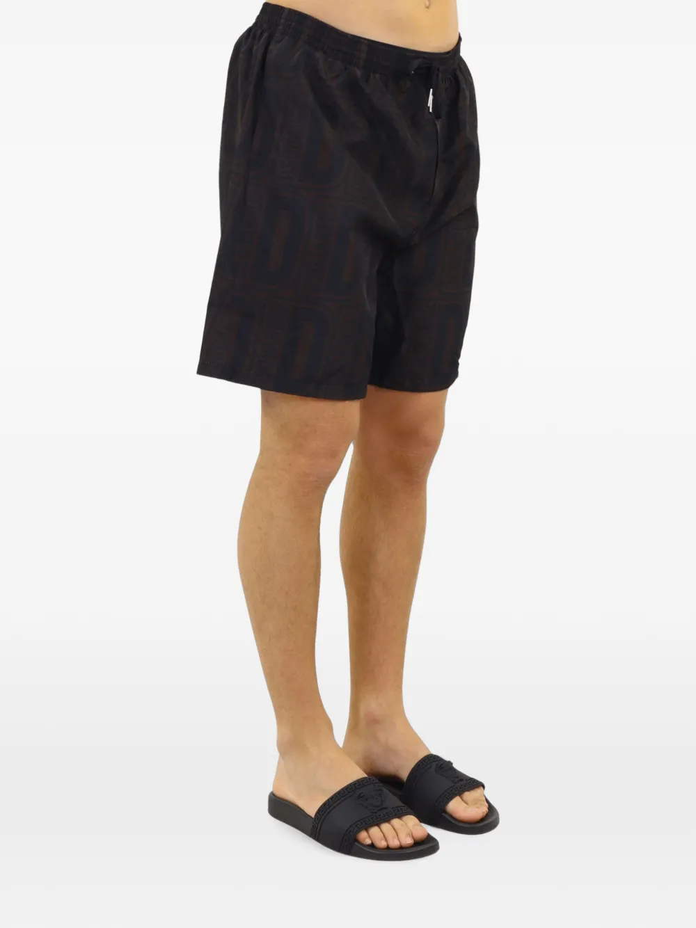 DSQUARED2 Zwembroek met logoprint Zwart