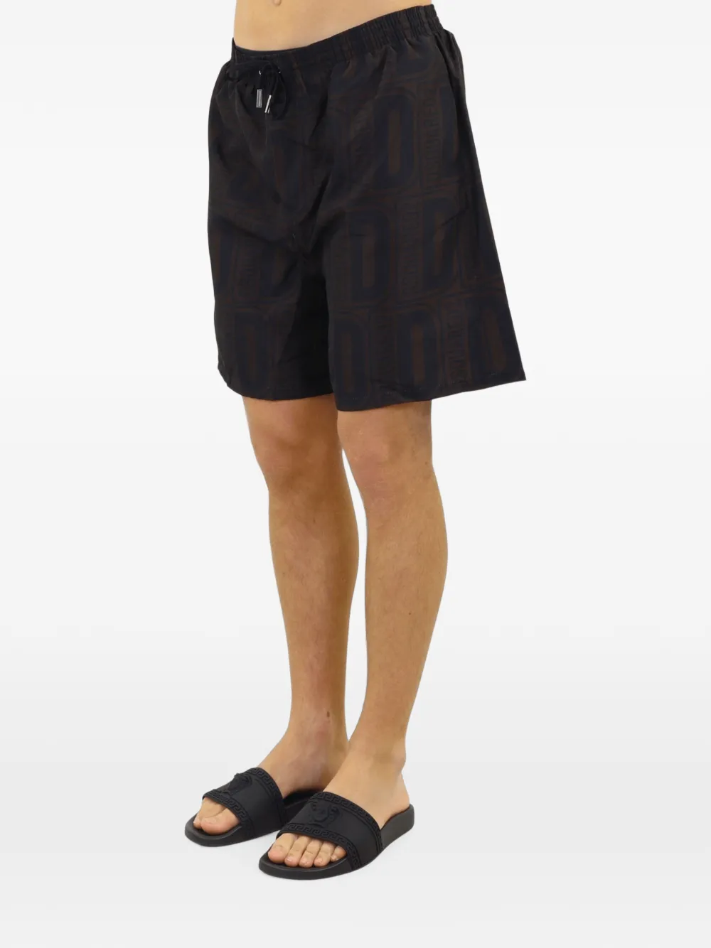 DSQUARED2 Zwembroek met logoprint Zwart
