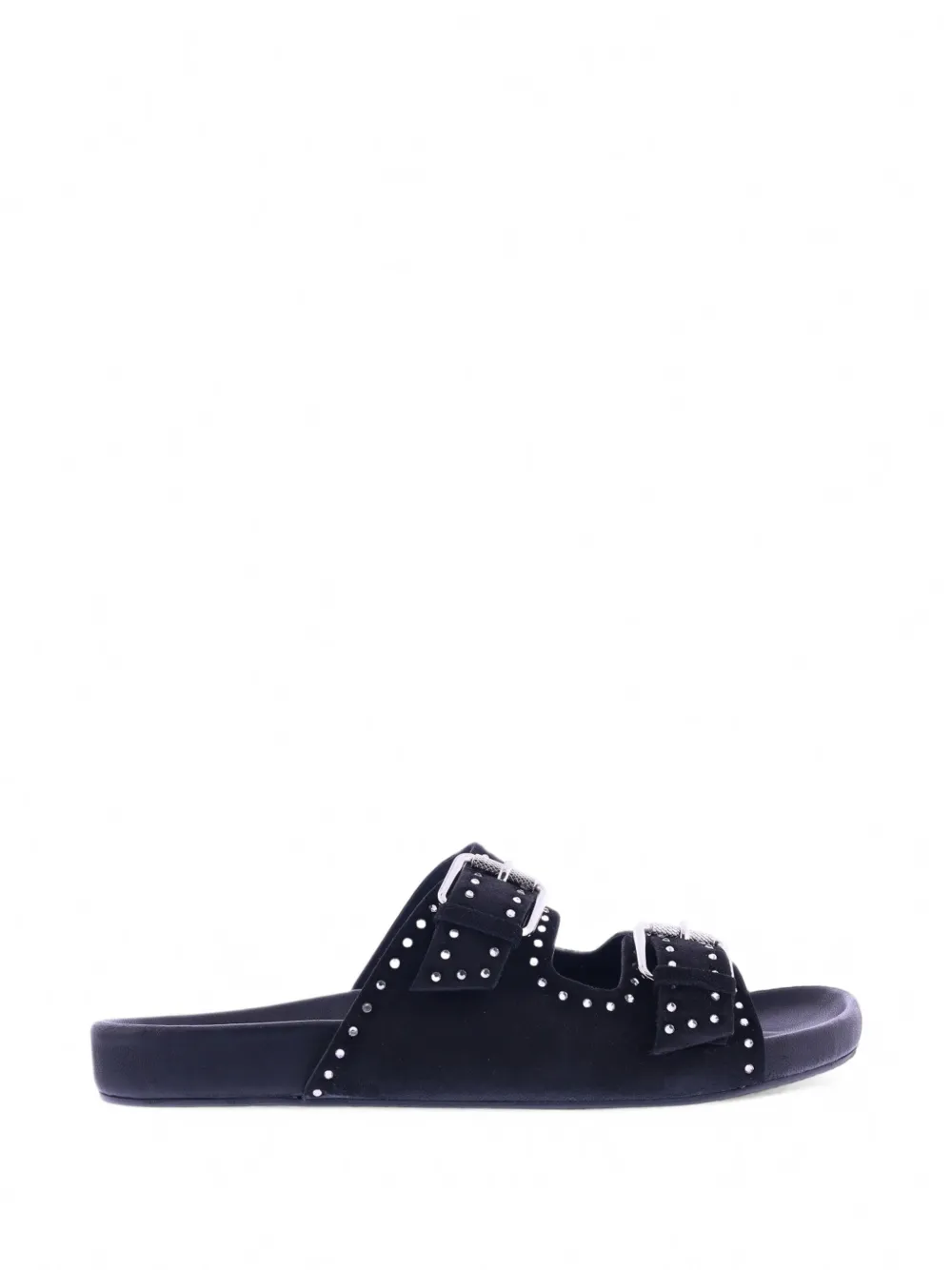 TORAL SHOES stud-embellished slides - Schwarz