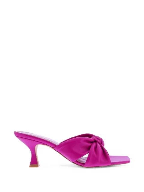INUOVO knotted square-toe sandals