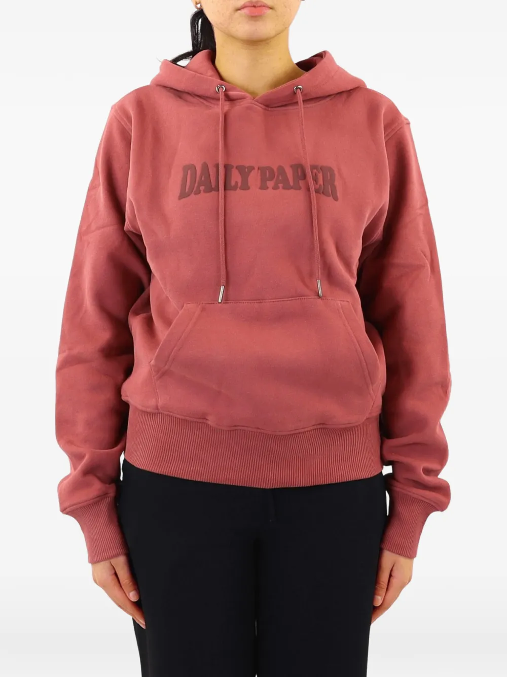 Daily Paper Nomafu logo-print hoodie - Pink