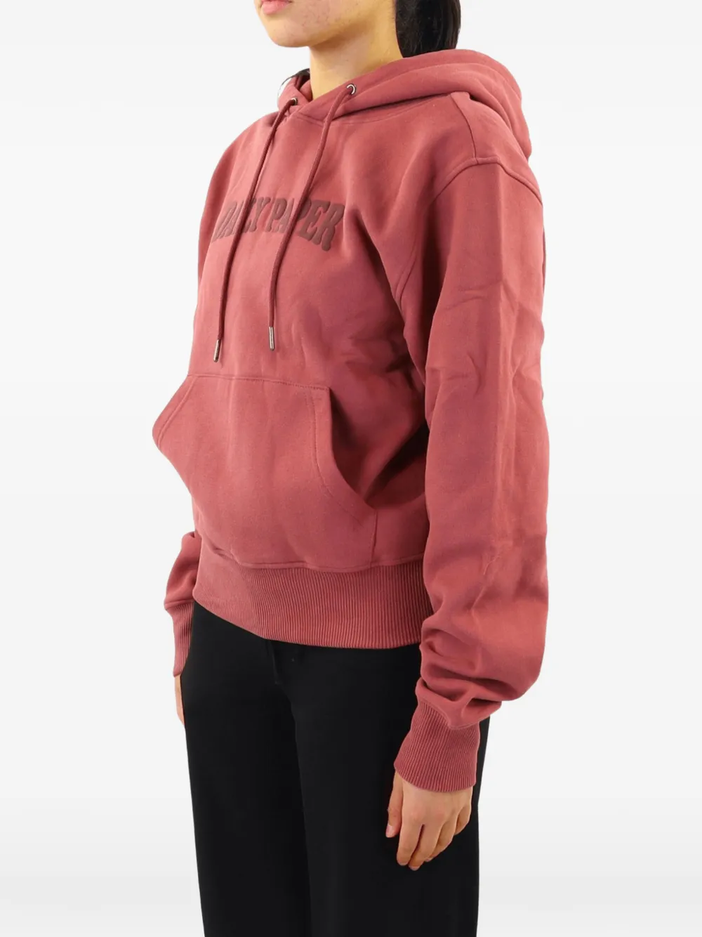 Daily Paper Nomafu logo-print hoodie Roze