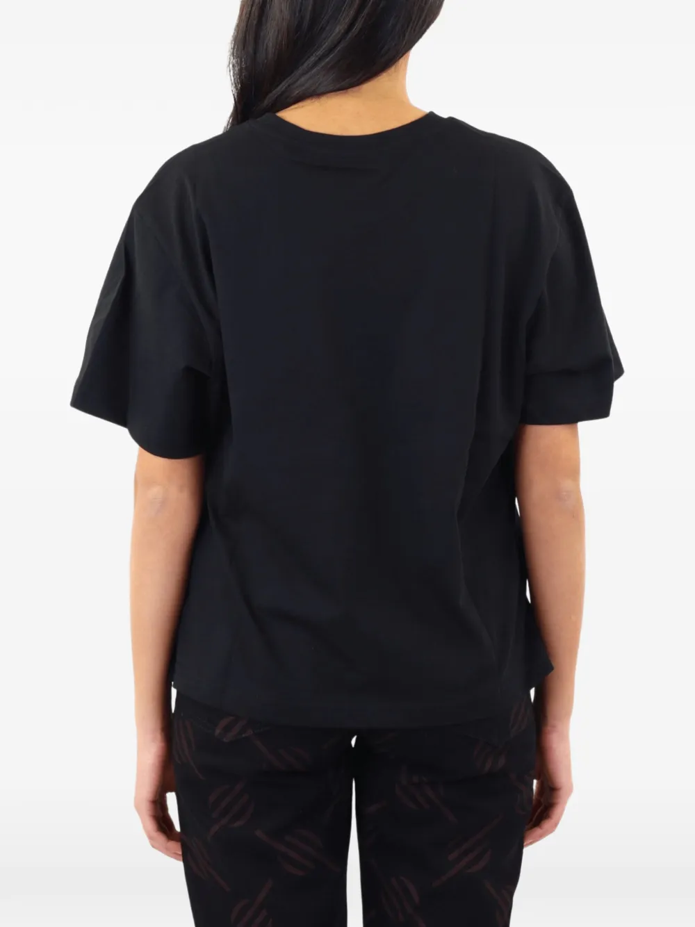 Daily Paper Piuzza logo-print T-shirt Zwart