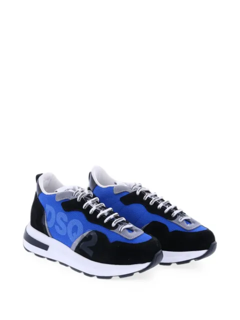 DSQUARED2 KIDS logo-print panelled sneakers