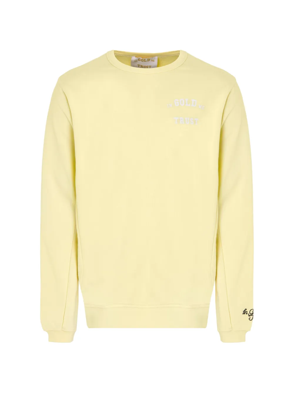 In Gold We Trust The Slim Light logo-embroidered sweatshirt