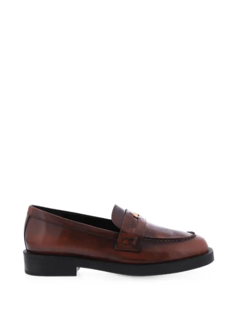Paris Punk penny-strap loafers