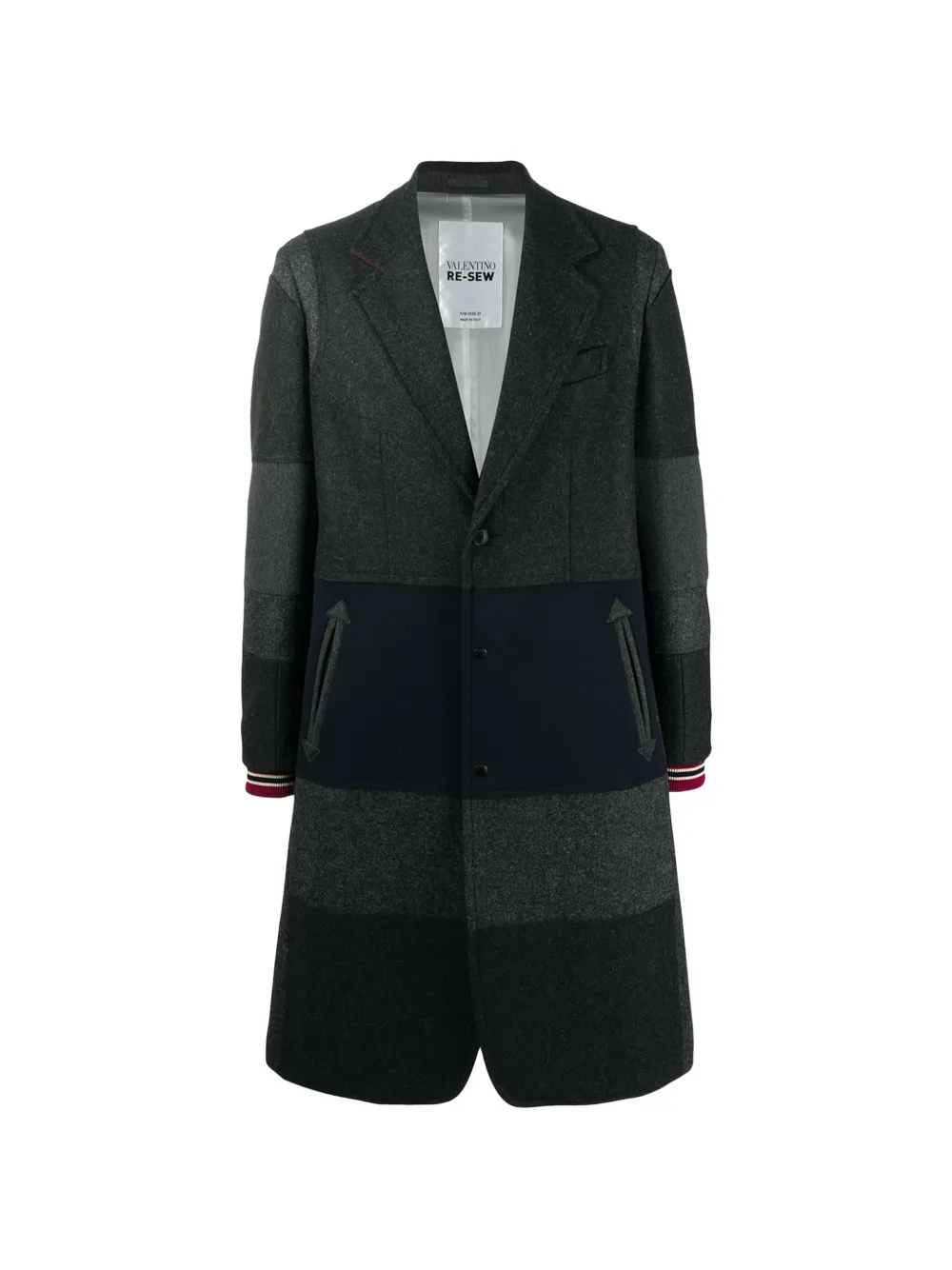 Valentino Garavani patchwork Re-Sew coat