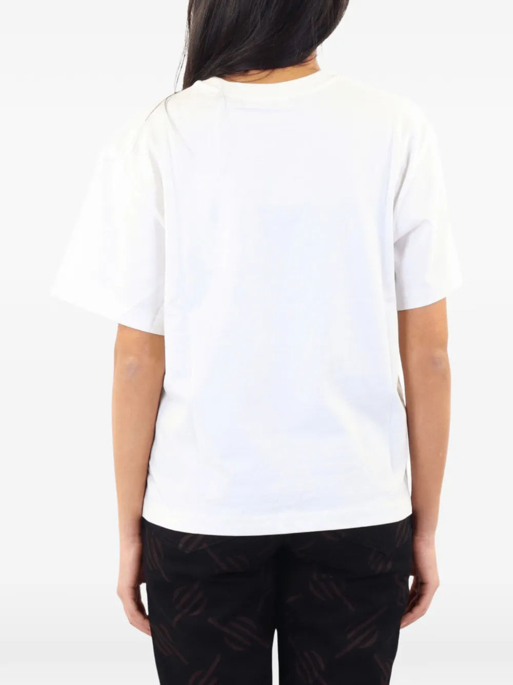 Daily Paper graphic-print side-slit T-shirt Wit