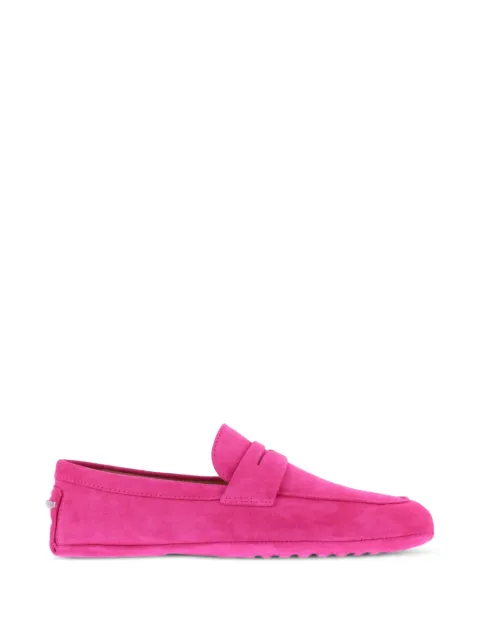 Paris Punk penny-detail loafers