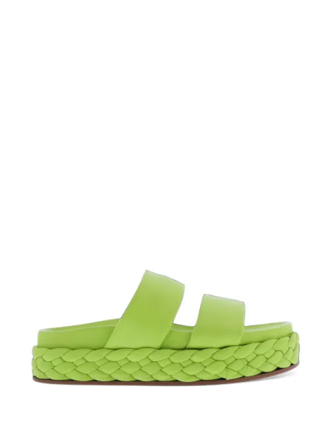 INUOVO braided-sole leather sandals