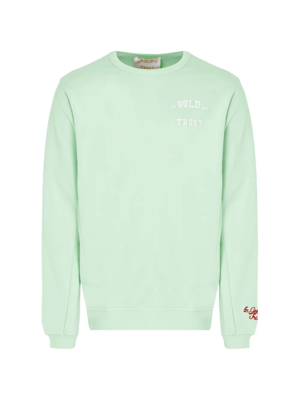 In Gold We Trust The Slim logo-print sweatshirt