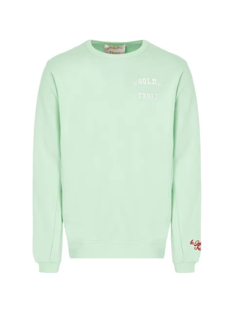In Gold We Trust The Slim logo-print sweatshirt
