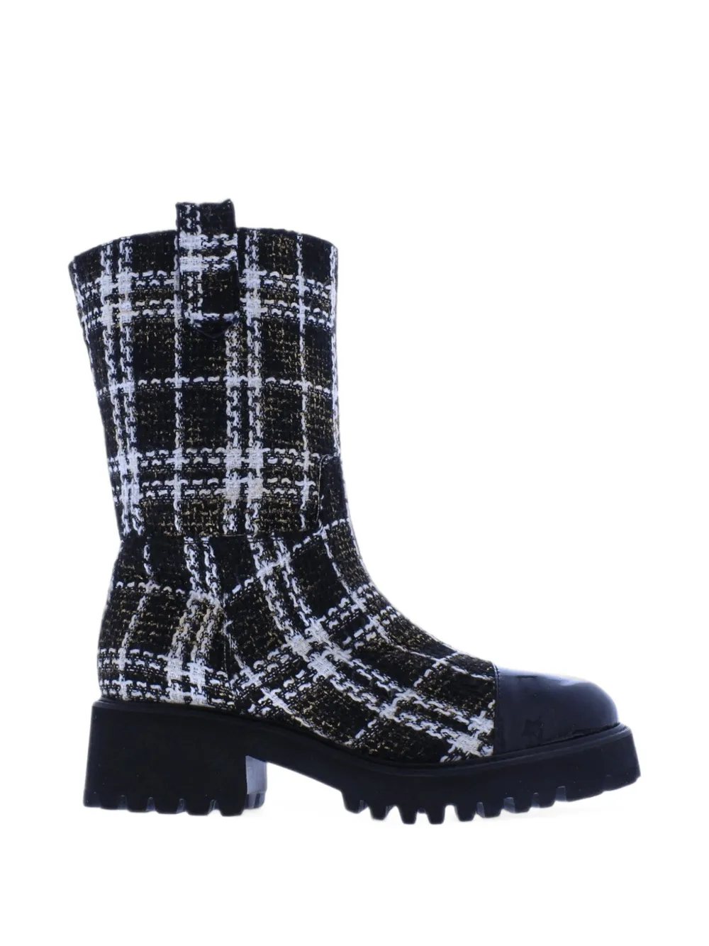 TORAL SHOES check-pattern boots
