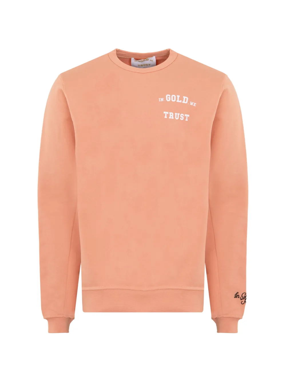 In Gold We Trust logo-print sweatshirt