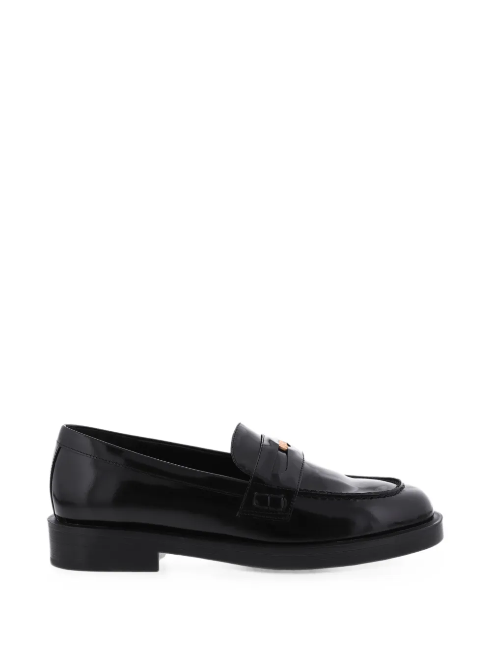 Paris Punk penny-strap loafers - Nero
