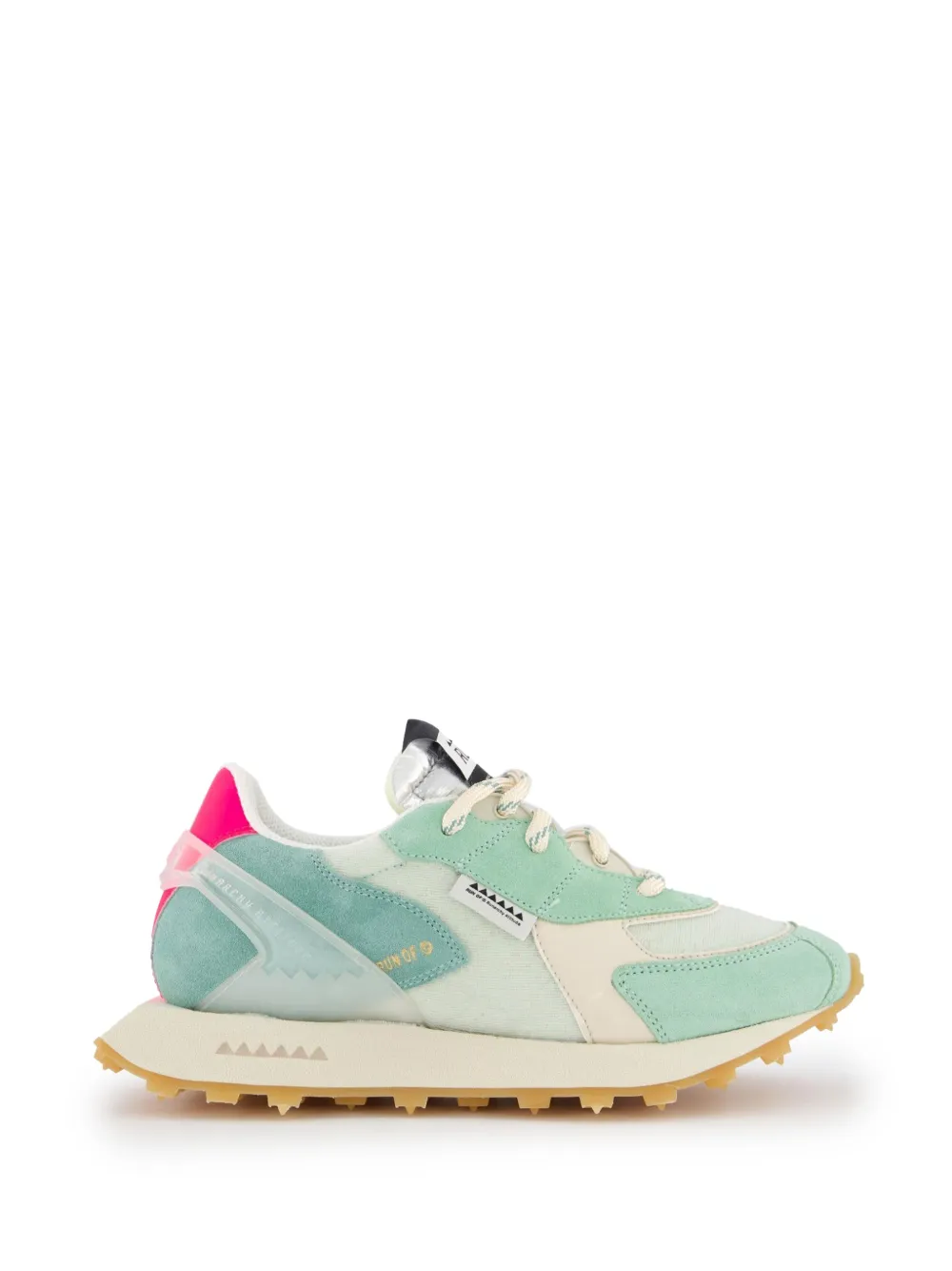 RUN OF Pure panelled sneakers