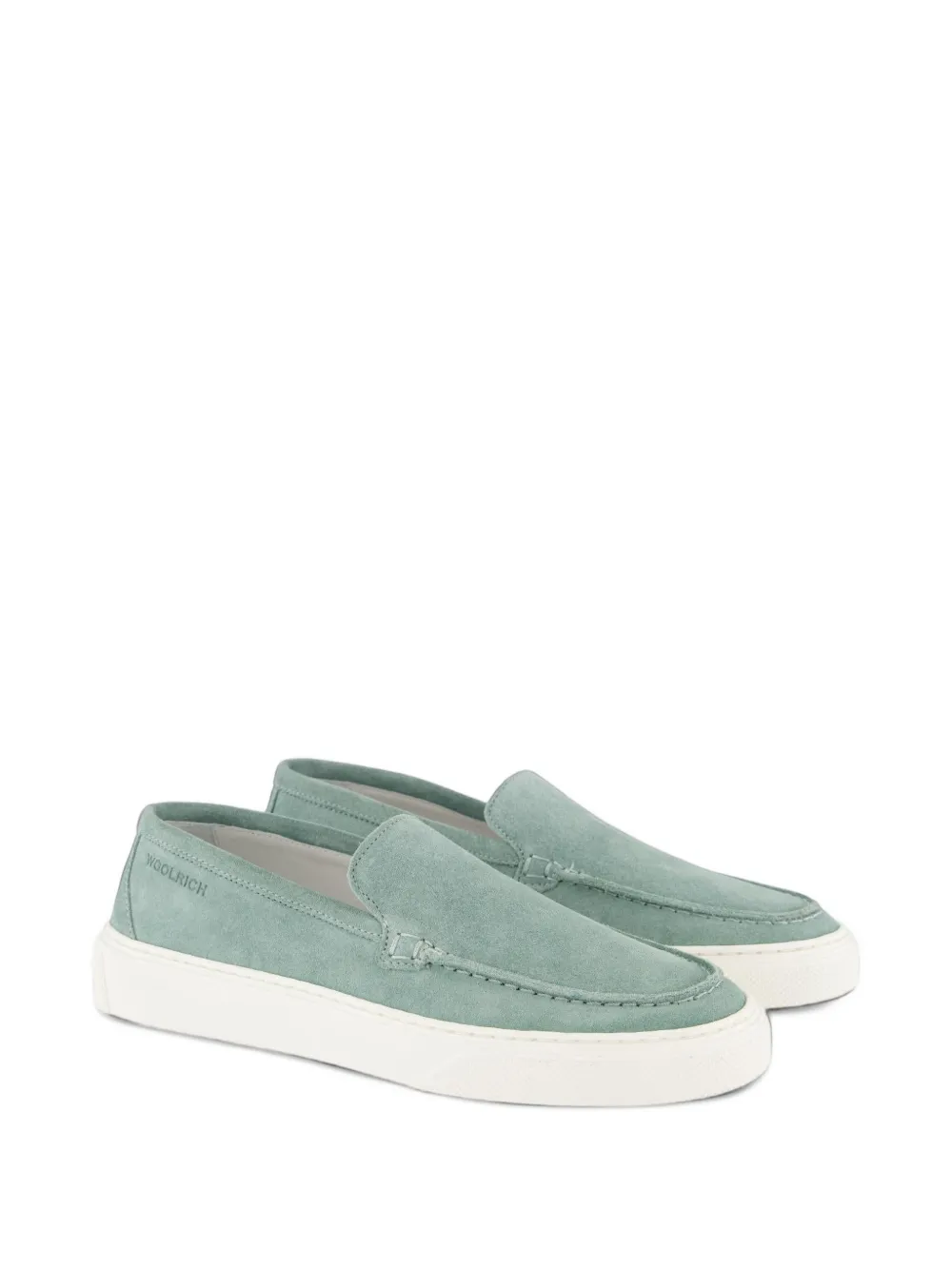 Woolrich slip-on suede loafers - Verde