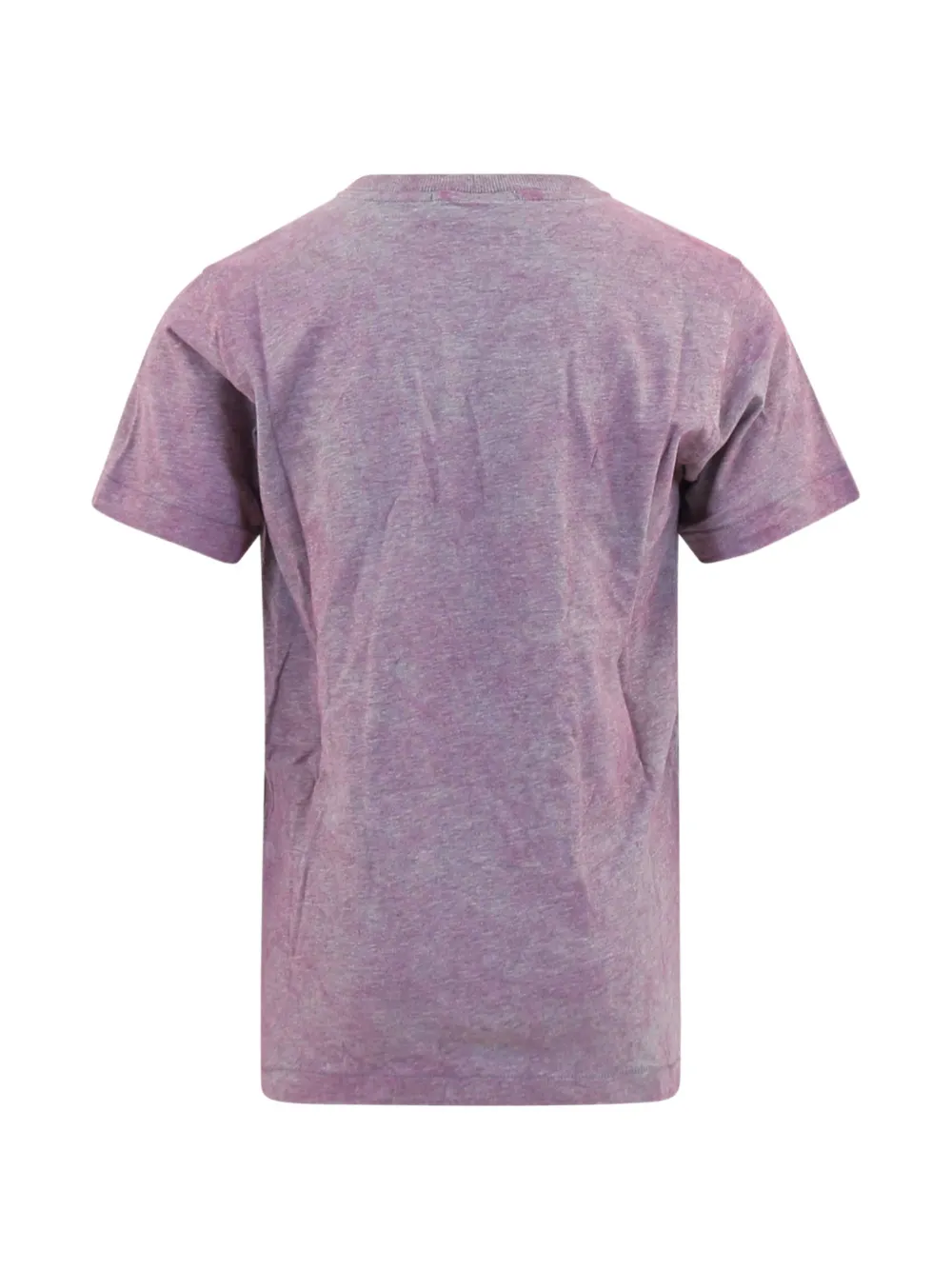 Stone Island Junior T-shirt met geborduurd logo Paars