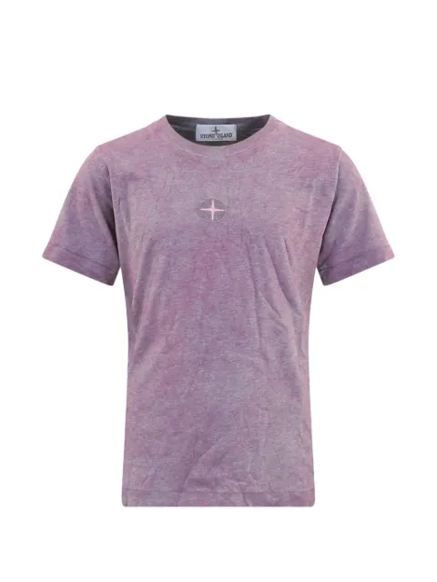 Stone Island Junior logo-embroidered T-shirt