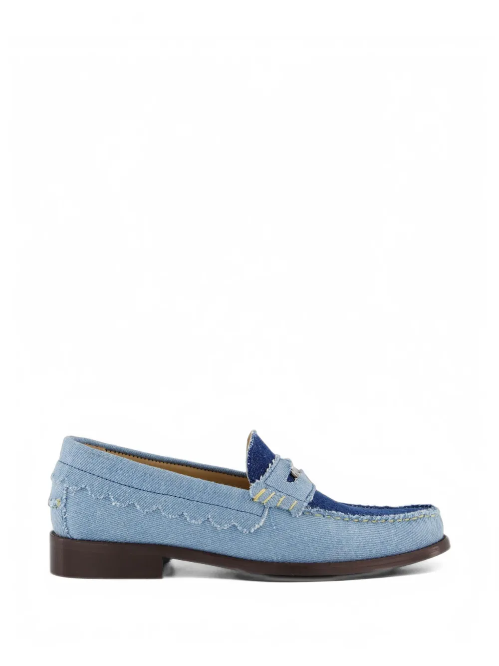 TORAL SHOES Coin denim loafers - Blu