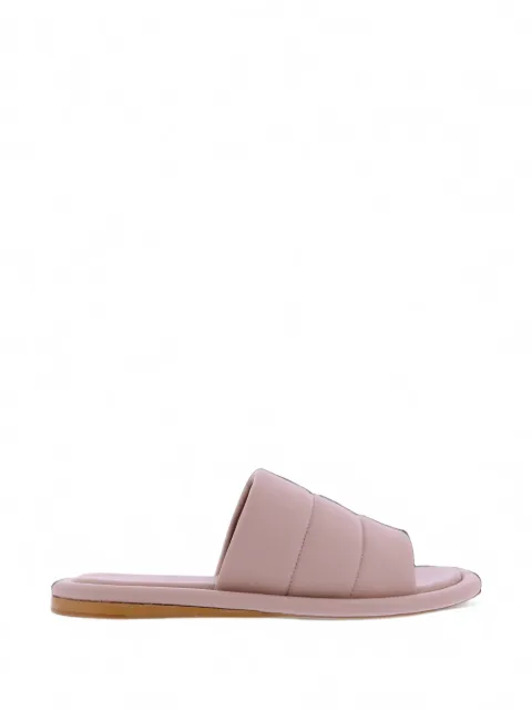 TORAL SHOES quilted leather slippers