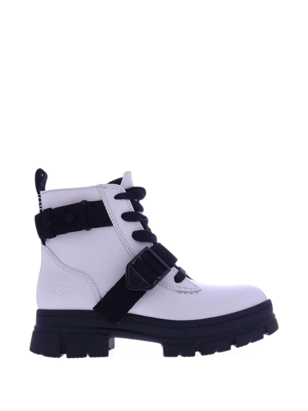 UGG Ashton lace-up combat boots - Blanc